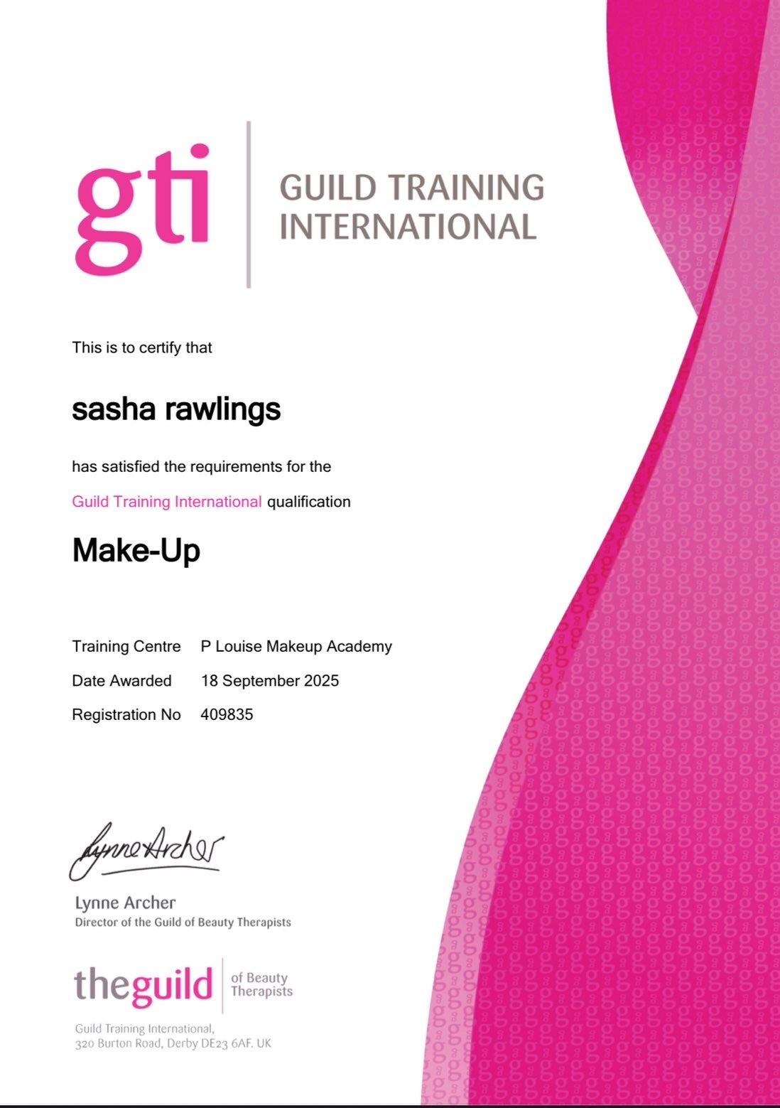 Certification